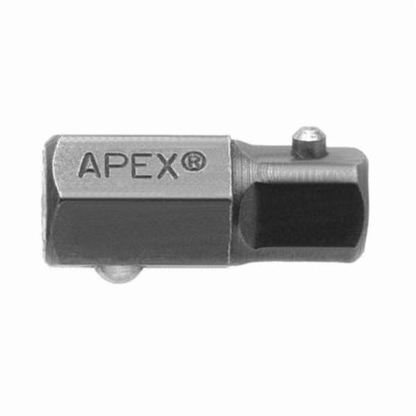 Apex A-3-10MM Socket and Ratchet Wrench Adapter, Hex x Square Drive, 10 mm x 3/8 in Male Drive, Male x Male Adapter, ASME B107.113, High Carbon Alloy Steel