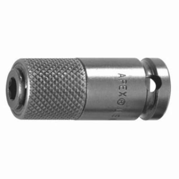 Apex QR-308 Quick-Release Chuck, Hex x Square Drive, 3/8 x 1/4 in Female Drive, Female x Female Adapter, Steel