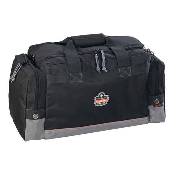 Arsenal 13016 5116 General Duty Medium Duffel Gear Bag, Black, 600D Polyester, 2679 cu-in Storage, 12 in H x 9-1/2 in W x 23-1/2 in D