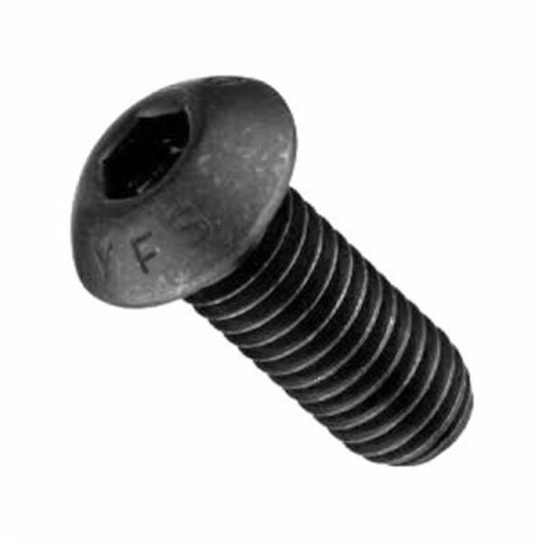 BBI 201103 Button Socket Cap Screw, 1/4-20, 1 in OAL, Alloy Steel, 3A Grade