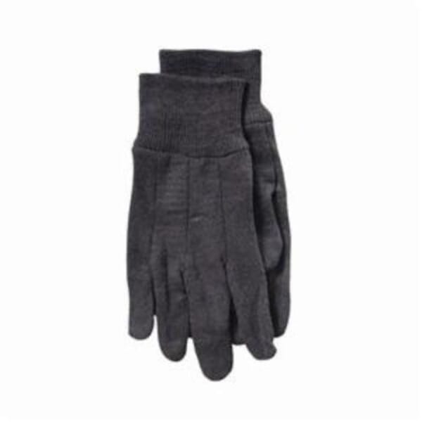 BRAHMA GLOVES WA7524A Promotional Weight General Purpose Gloves, Jersey, Clute Cut Style, L, Cotton/Jersey/Polyester Palm, Brown, Knit Wrist Cuff, Uncoated Coating, Unlined Lining