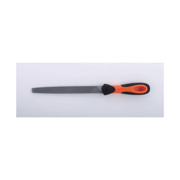 Bahco 1-110-06-3-0 Flat Hand File, 6 in L, Double/Single/Smooth Cut