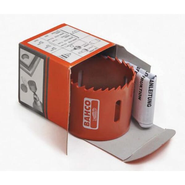 Bahco BAH383064VIP Sandflex 3830-VIP Bi-Metal Hole Saw, 2-1/2 in Dia, 1-1/2 in D Cutting, Bi-Metal Cutting Edge