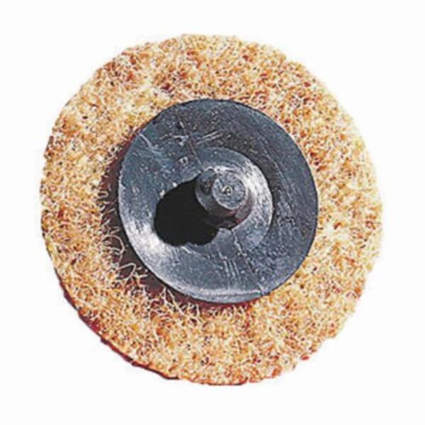Norton Rapid Prep 66261009192 Non-Woven Abrasive Quick-Change Disc, 3 in Dia, 320 Grit, Very Fine Grade, Aluminum Oxide Abrasive, Type TR (Type III) Attachment