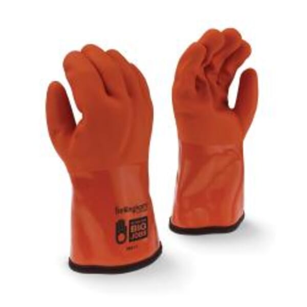 Bellingham by Radians Snow Blower Insulated General Purpose Gloves, Double Dipped, S, PVC Coating, Resists: Liquid, Acrylic Fleeceining