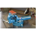 Bessey BV-DF8SB Heavy Duty Bench Vise, 10-1/2 in Jaw Opening, 8 in W Drop Forged Alloy Steel Jaw, 4-1/8 in D Throat