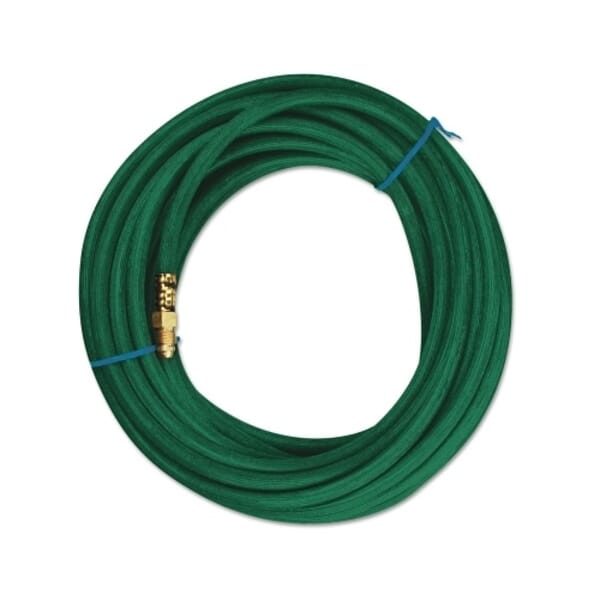 Best Welds 14X1GRN50ARGON Single Line Welding Hose With Argon Fittings, 1/4 in ID, 50 ft Hose Length, 200 psi