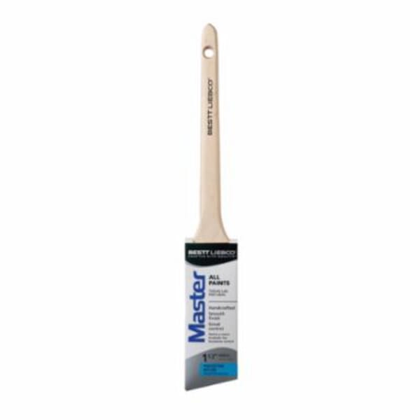 Bestt Liebco 552564200 Thin Angle Sash Brush, 2-3/16 in OAL, 1-1/2 in, Wood Handle