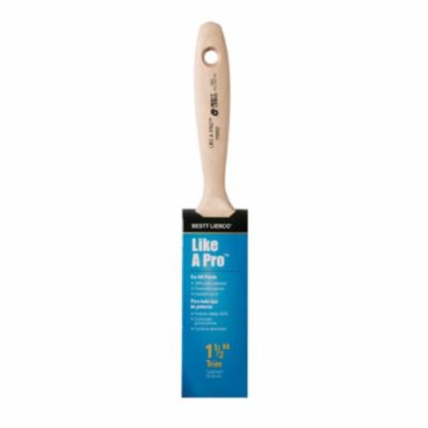 Bestt Liebco 552565200 Trim/Wall Brush, 2-7/16 in OAL, 1-1/2 in, Wood Handle