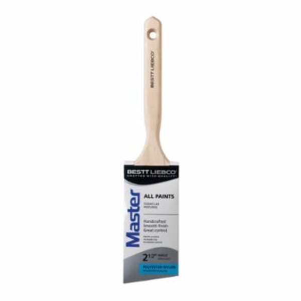 Bestt Liebco 552566400 Angular Sash Brush, 2-1/2 in, 2-15/16 in OAL, Wood Handle