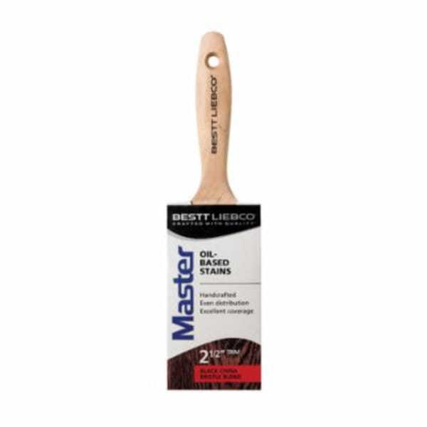 Bestt Liebco 553565400 Master Trim Brush, 2-1/2 in, Wood Handle, Oil Based