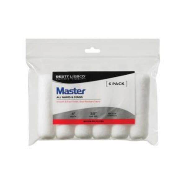 Bestt Liebco 559437600 Master Roller Cover, 3/8 in Nap, 4 in L, Woven Polyester