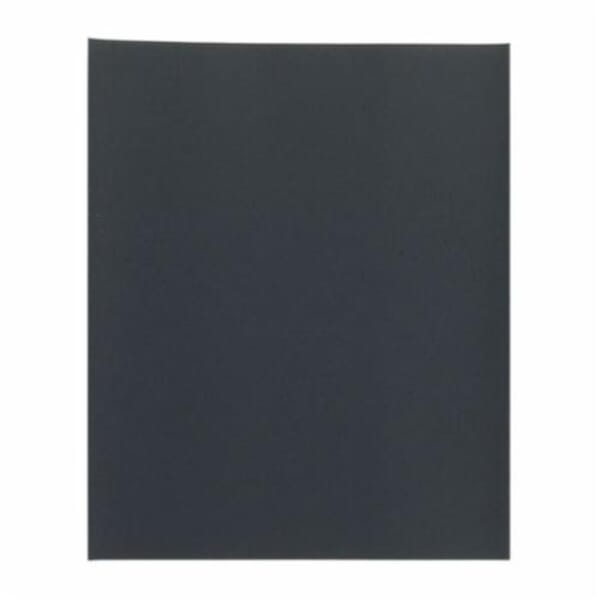 Norton Black Ice 66261139383 T214 Coated Sandpaper Sheet, 11 in L x 9 in W, P600 Grit, Ultra Fine Grade, Aluminum Oxide Abrasive, Paper Backing
