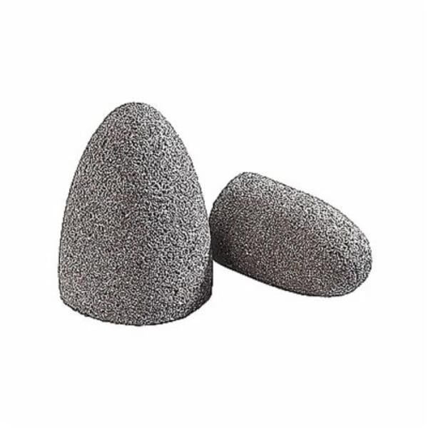 Norton BlueFire 66253344377 Portable Snagging Cone, 1-1/2 in Max Diameter, 3 in THK Head, 24 Grit, Very Coarse Grade, Zirconia Alumina Abrasive
