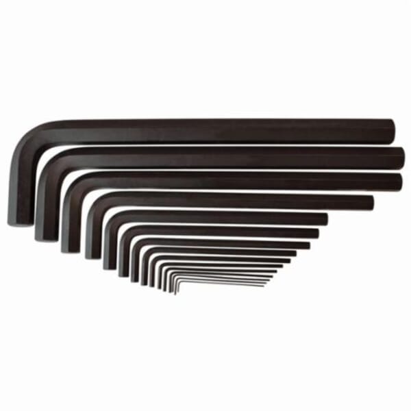 Bondhus 12349 Long Key Set, 15 Pieces, 0.89 to 19 mm Hex, L-Handle Handle, Protanium High Torque Steel, ProGuard