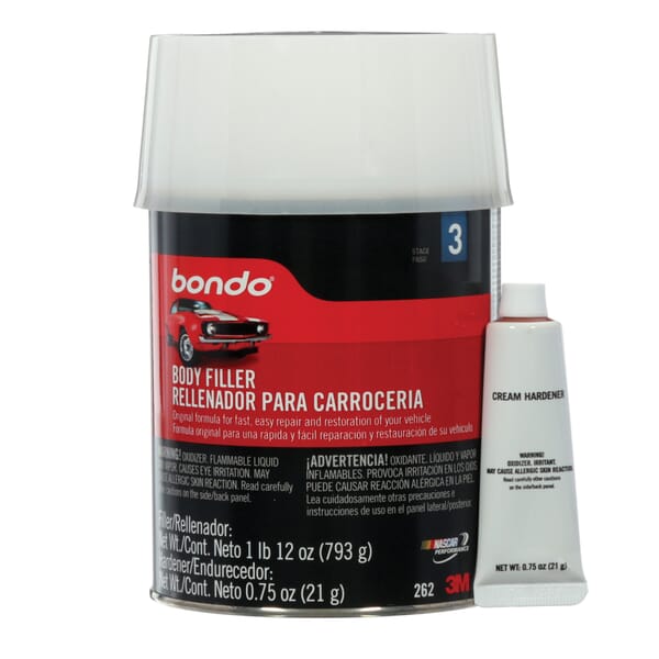 Bondo 7100150401 Body Filler, 1 qt Container, 20 to 30 min Curing