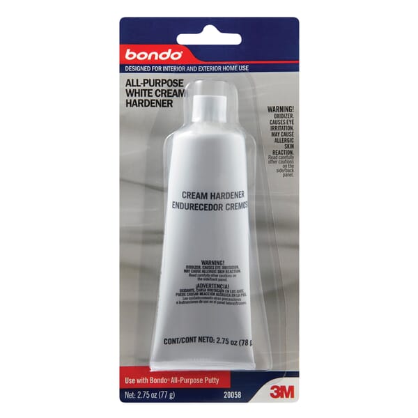 Bondo 7010327931 All Purpose Cream Hardener, 2.75 oz Container Tube Container, White, Paste Form