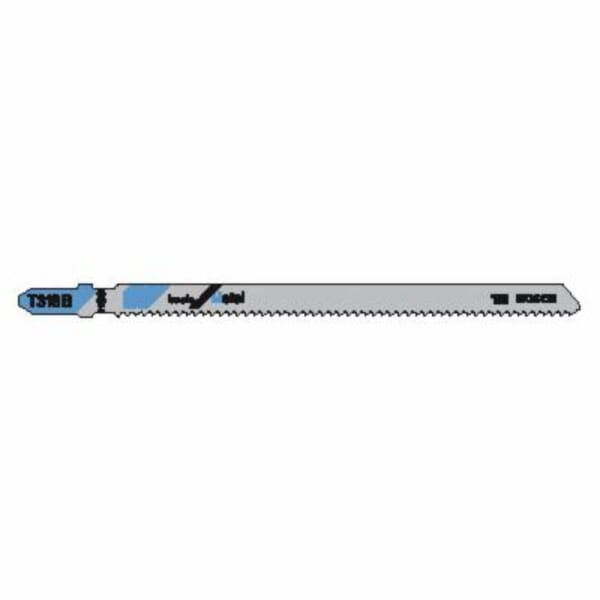 Bosch T 318 B Fine Round Cut Straight Cut Jig Saw Blade, 5-1/4 in L x 0.3 in W, 14 TPI, HSS Cutting Edge, HSS Body
