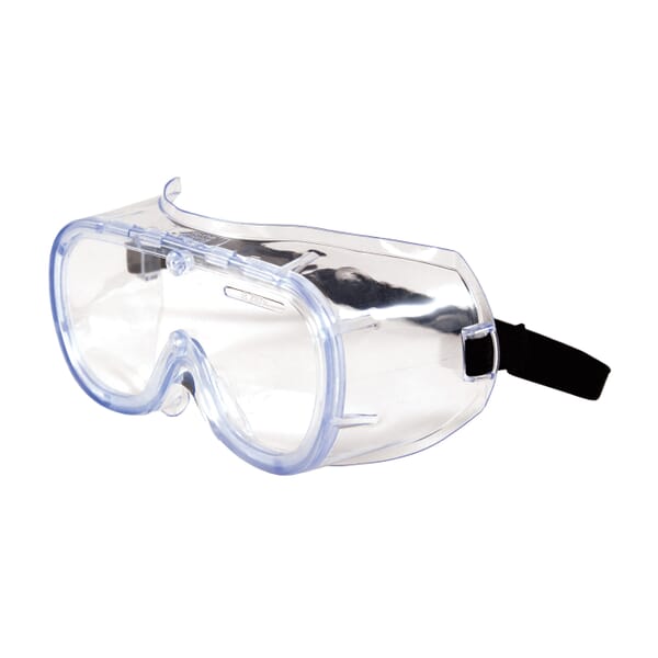 Bouton 248-5290-300B 552 Softsides 248-5290 Non-Vented Single Protective Goggles, Anti-Scratch Polycarbonate Lens, Yes UV Protection, Elastic Strap, ANSI Z87.1