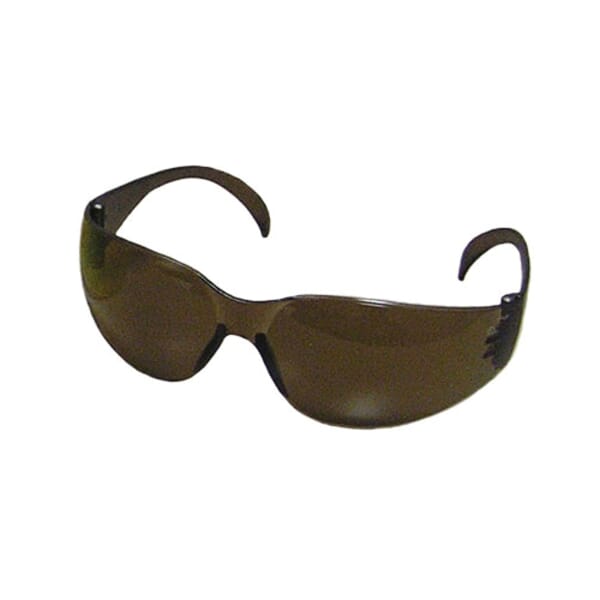 Bouton 250-01-5504 Zenon Z12 Lightweight Protective Glasses, Anti-Scratch, Dark Brown Lens, Frameless Frame, Polycarbonate Frame, ANSI Z87.1+, CSA Z94.3