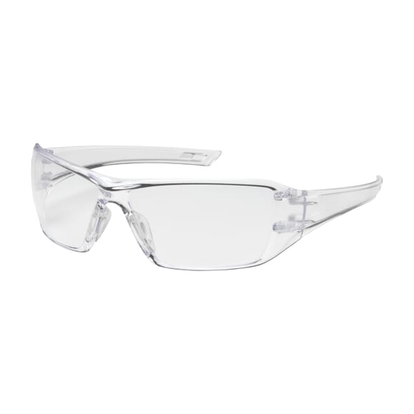 Bouton 250-46-0020 Captain Lightweight Protective Glasses, Anti-Fog/Anti-Scratch, Clear Lens, Frameless Frame, Polycarbonate/TPR Frame, ANSI Z87.1+, CSA Z94.3