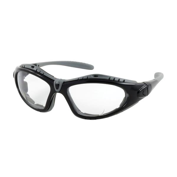 Bouton 250-51 Dual Safety Glass With Temples And Elastic Headband Strap