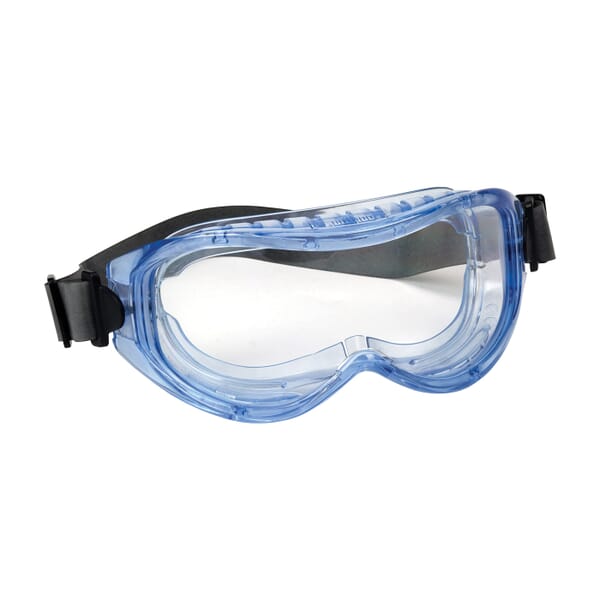 Bouton 251-5300-400-RHB Contempo 251-5300 1-Piece Standard Protective Goggles, Anti-Fog/Anti-Scratch Polycarbonate Lens, Yes UV Protection, Neoprene Strap, ANSI Z87.1