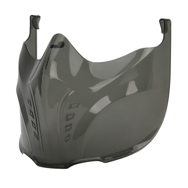 Bouton 251-60-000V Stone 251-60 Safety Visor, Clear Gray, Polycarbonate, For Use With Stone Goggles, Specifications Met: ANSI Specified