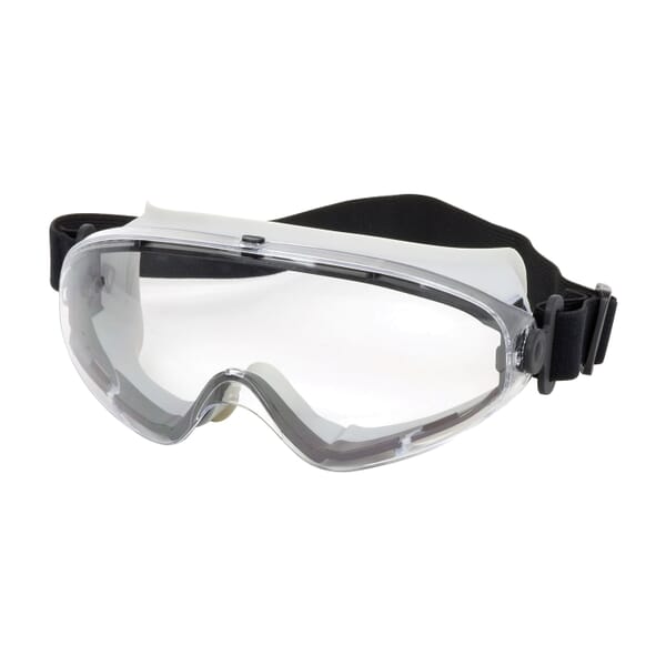Bouton 251-80-0020 Fortis II 251-80 Indirect Ventilated Single Protective Goggles, Anti-Fog/Anti-Scratch Clear Lens Polycarbonate Lens, Yes UV Protection, ANSI Z87.1