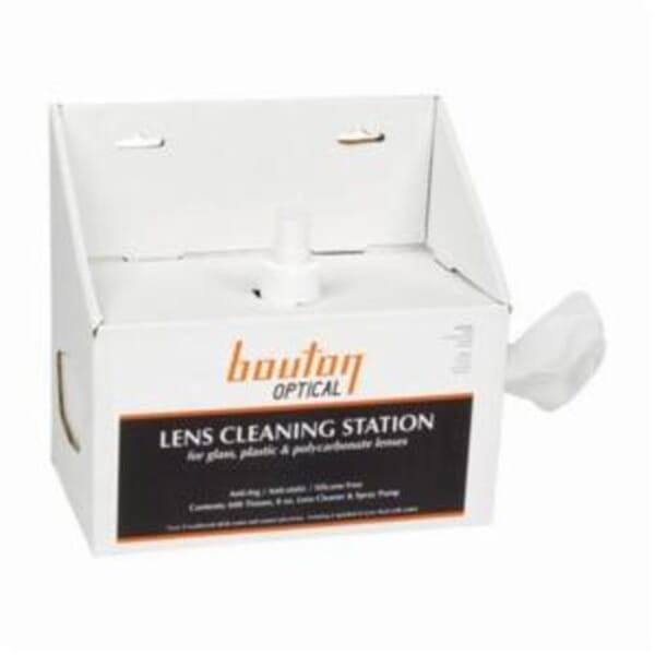 Bouton 252-LCS08 Disposable Optical Lens Cleaning Station, Wall Mount