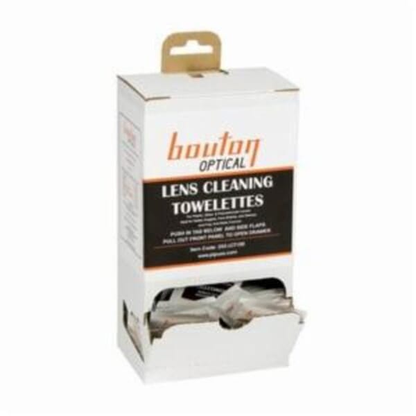 Bouton 252-LCT100 Lens Cleaning Towelette Dispenser, 100 Tissue, For Use With Eyewear Lens