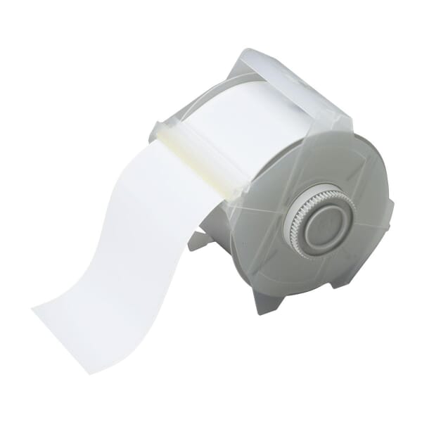 Brady GlobalMark 113110 Thermal Transfer Vinyl Tape, 3 in W, White, B-595 Vinyl
