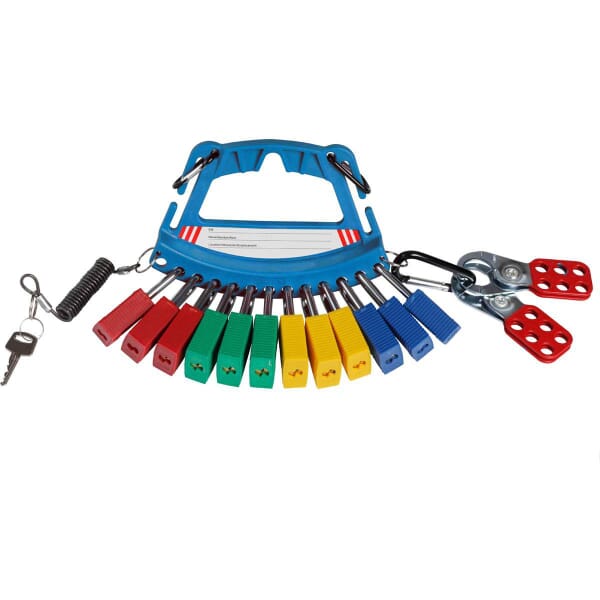 Brady 148862 Safety Lock and Tag Carrier, 5-1/4 in H x 7-3/4 in W x 1 in D