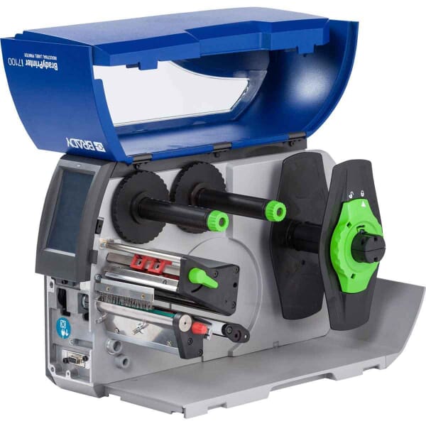 Brady 149050 i7100 300 dpi Barcode Capable Industrial Heavy Duty Single Color Label Printer, Direct Thermal, Thermal Transfer Print, 4.33 in W Tape, Color Touchscreen Display