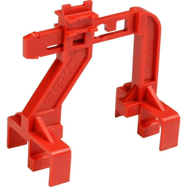 Brady 149285 GE NEC Fuse Lockout Device, LOTO-93 Fiberglass Reinforced Nylon/ABS, Red