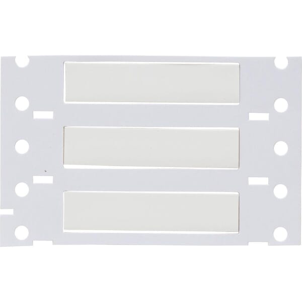 Brady PermaSleeve 3PS-250-2-WT 2-Sided Heat Shrink Wire Marker Sleeve, 16 to 8 AWG Wire, 2 in L x 2 in W, B-342 Polyolefin