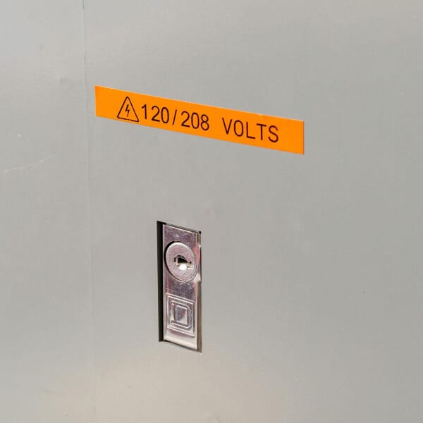 Brady M21-750-595-OR BPM21 Label Marker Cartridge, 21 ft L x 3/4 in W, For Use With BMP 21 PLUS Portable Label Printers, IDPAL and LABPAL Handheld Label Maker, B-595 Vinyl, Black on Orange