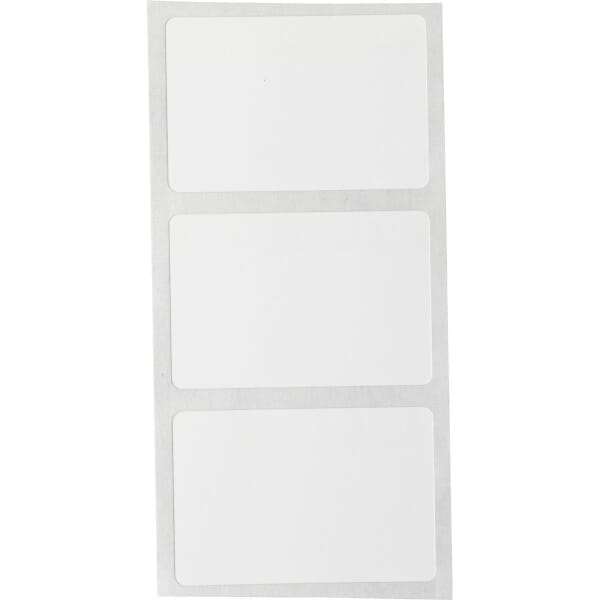 Brady B33-235-7425-AC B33 Rectangle Rounded Corners Sterilization Indicating Label, 1-1/2 in W, STERILIZED, White, B-7425 Polypropylene