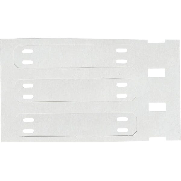 Brady Nomex HSNX-400-2-WT Rectangular Marking Tag, 0.41 in L x 2.2 in W, White, B-508 Nomex