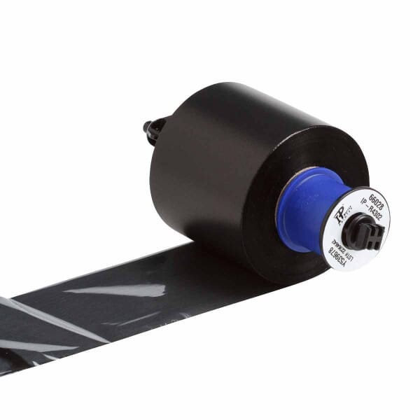 Brady IP-R4302 R4300 1-Color Printer Ribbon, 984 ft L x 2.36 in W, Resin/Wax, Black