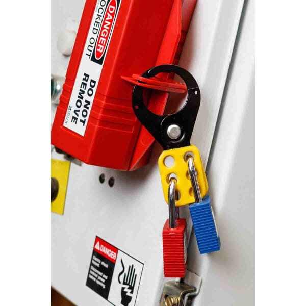 Brady Prinzing LKX Economy Portable Electrical Toolbox Lockout Kit, Filled, 38 Pieces, 3 Padlocks, 5 in H x 12 in W x 7 in D, Language: English