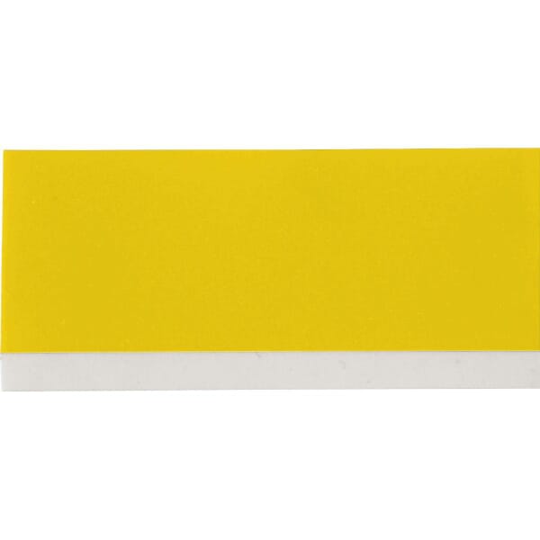 Brady M21-500-595-YL BPM21 Label Marker Cartridge, 21 ft L x 1/2 in W, For Use With BMP 21 PLUS Portable Label Printers, IDPAL and LABPAL Handheld Label Maker, B-595 Vinyl, Black on Yellow