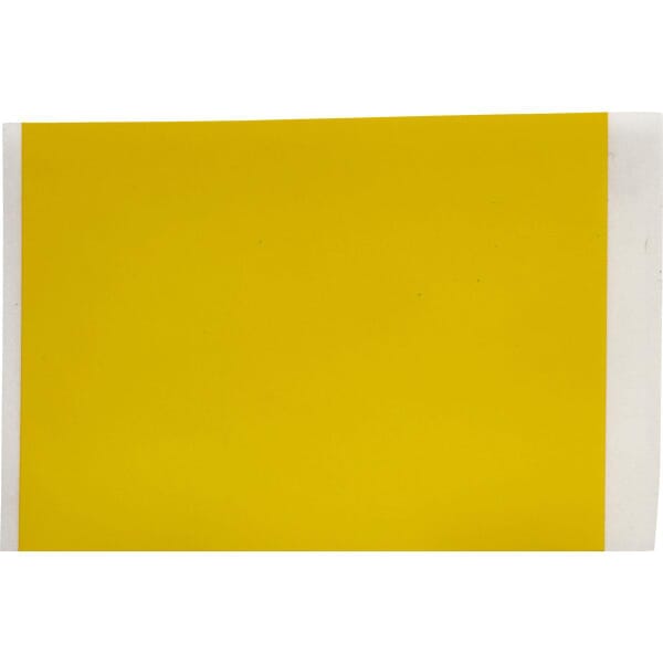 Brady M71C-2000-595-YL Thermal Transfer Tape, 50 ft L x 2 in W, Blank Legend, Yellow, B-595 Vinyl, Permanent Acrylic Adhesive, -40 to 180 deg F