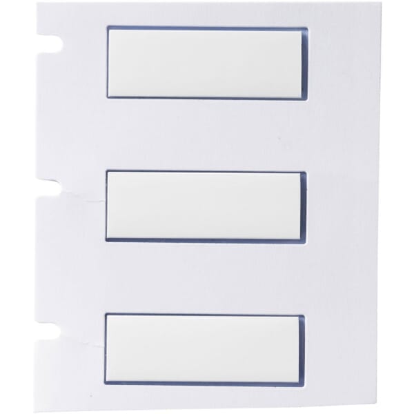 Brady PermaSleeve PSPT-187-1-WT 1-Sided Heat Shrink Wire Marker Sleeve, 18 to 12 AWG Wire, 1.015 in L x 1 in W, B-342 Polyolefin