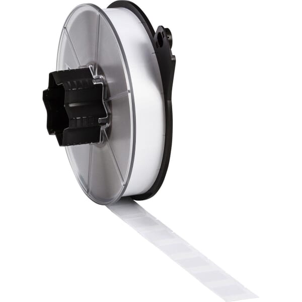 Brady WRAPTOR WRAP-4-427 Colored Rectangular Self-Laminating Write-On Marker Label, 1-1/2 in L x 1 in W, Colored Write-On Area Legend, Clear/White, B-427 Vinyl