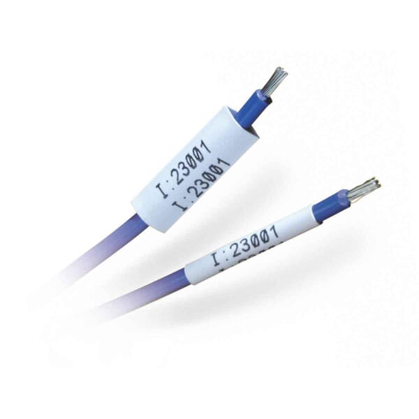 Brady PermaSleeve XPS-187-1 1-Sided Heat Shrink Wire Marker Sleeve, 18 to 12 AWG Wire, 0.335 in L x 1 in W, B-342 Polyolefin
