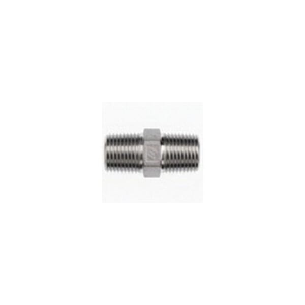 Brennan 5404-16-12 Hex Nipple, 1-11-1/2 x 3/4-14 Nominal, Male NPTF End Style, Steel