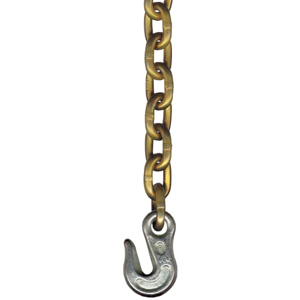 Lift-All 16001 Short Link Binder Chain, Welded Grab Link, 5/16 in Trade, 70 Grade, 20 ft L, 4700 lb Load