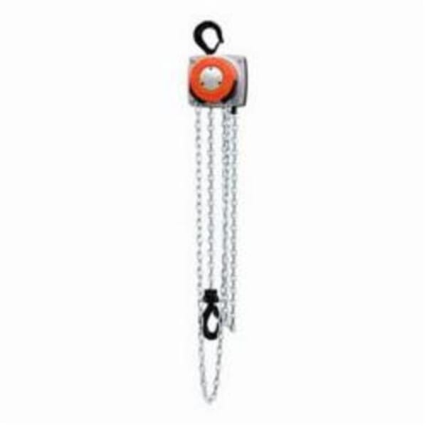 CM 5627A Hurricane 360 Hand Chain Hoist, 1 ton Load, 15 ft H Lifting, 14 in Min Between Hooks, 1-1/8 in Hook Opening, 54 lb Rated redirect to product page