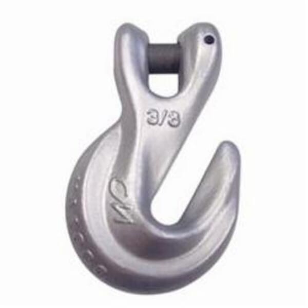 CM 659225 Clevlok Herc-Alloy Grab Hook, 3/8 in Trade, 7100 lb Load, 80 Grade, Cradle Attachment, Steel Alloy
